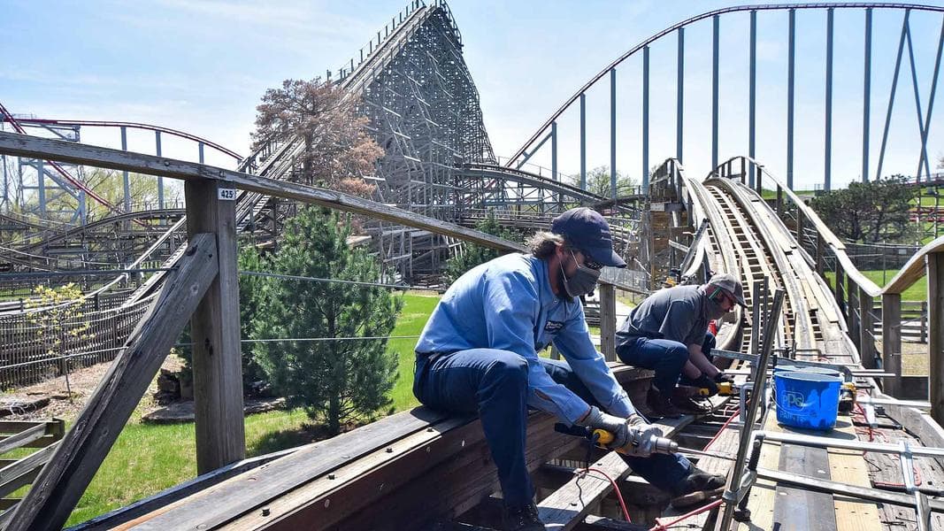The Re-Tracking of Timber Wolf: Worlds of Fun’s Oldest & “Newest” Coaster