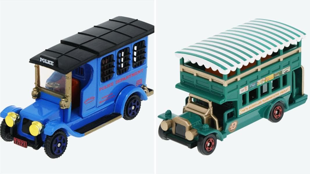New Tokyo Disney Resort Tomica Police Wagon and Omnibus Coming Soon