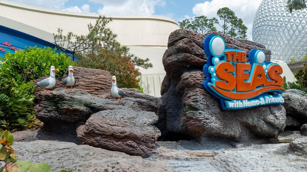 The Seas Pavilion at EPCOT Celebrating 40th Anniversary