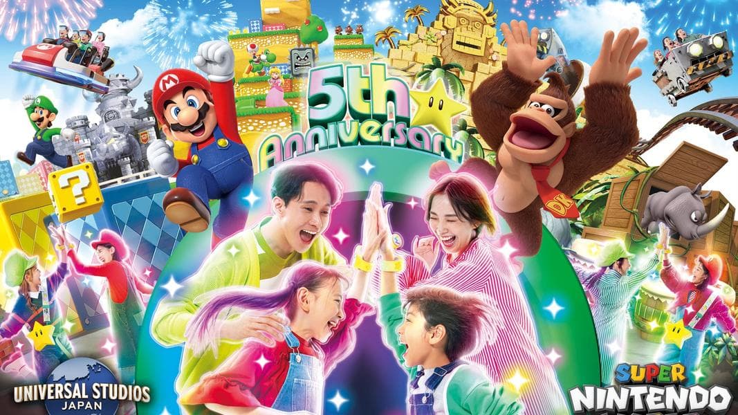 Super Nintendo World 5th Anniversary Celebration Event Centers on N64 Birthday Cake