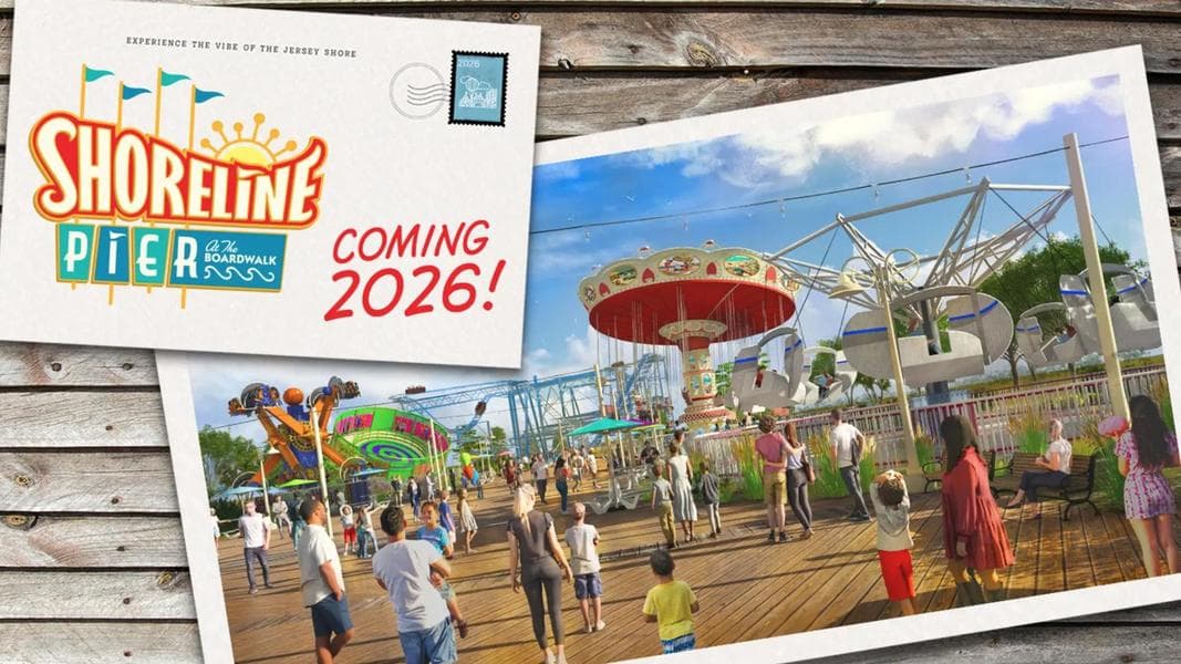 Six Flags Great Adventure Announced Shoreline Pier and New Coaster for 2026