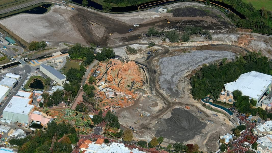Major Site Clearing Underway for Piston Peak & Villains Land at Magic Kingdom