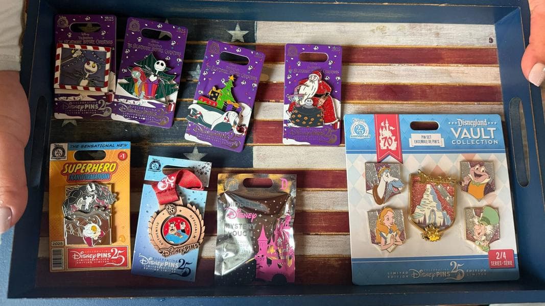 Disneyland Pin Tuesday: Nightmare Before Christmas, Hidden Disney, Venom, and More New Pins