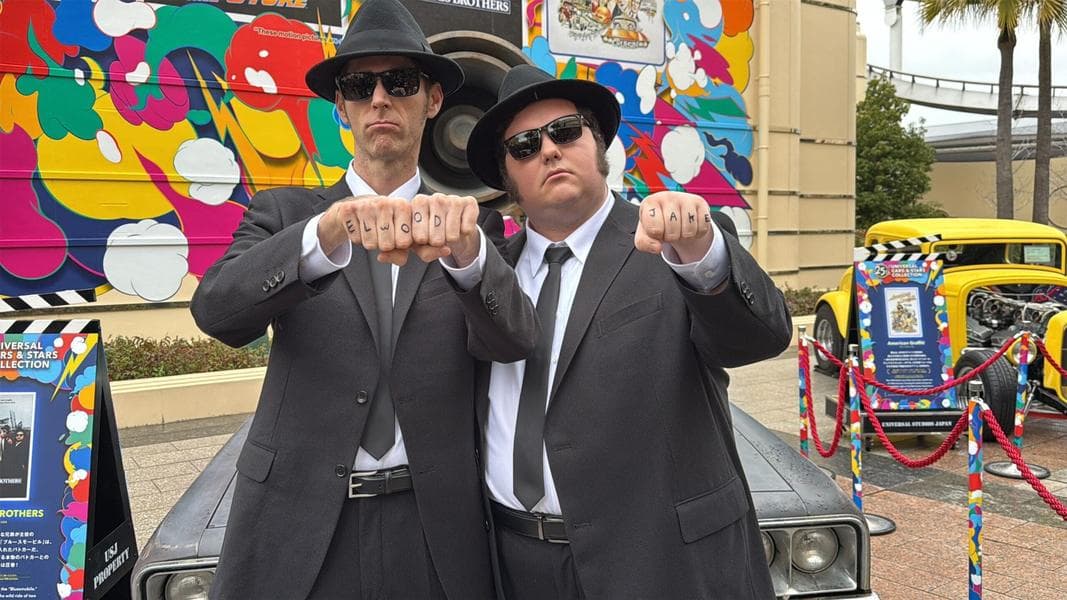 Blues Brothers Meet For First Time in 17 Years at Universal Studios Japan for 25th Anniversary