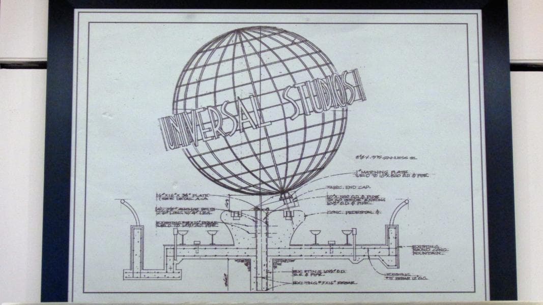 All Theme Park Plans and Blueprints on Display at the New Universal Studios Store in CityWalk Orlando