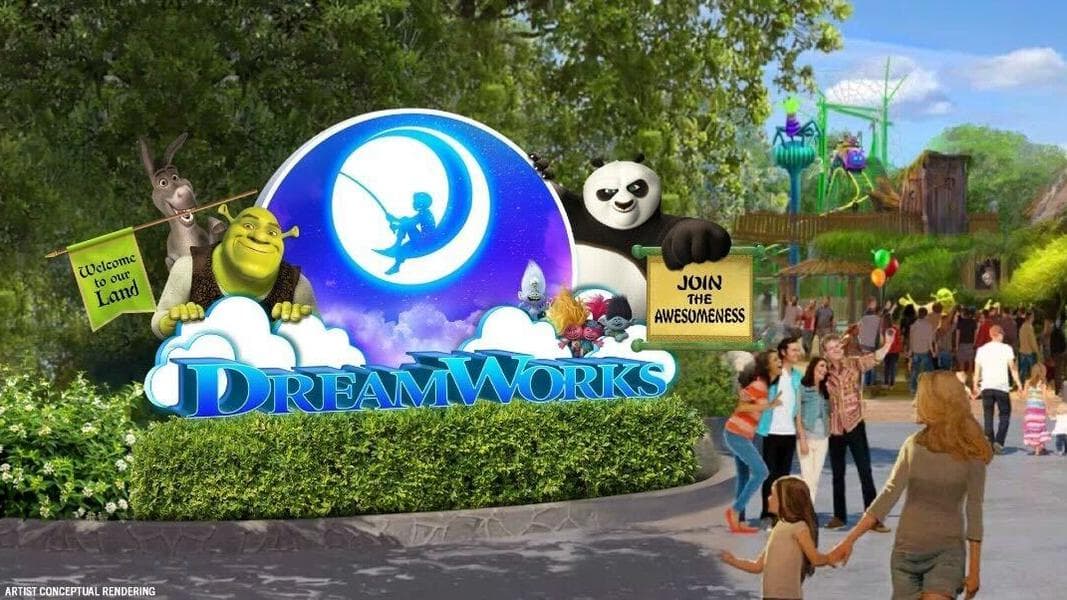 CONCEPT ART: DreamWorks Land to Include Trolls Roller Coaster and Shrek Meet and Greet