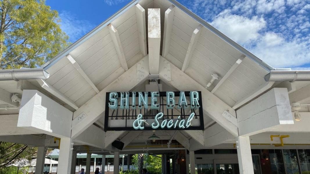 PHOTOS: New Neon Sign Debuts at Chef Art Smith’s Homecomin’s “Shine Bar & Social” at Disney Springs
