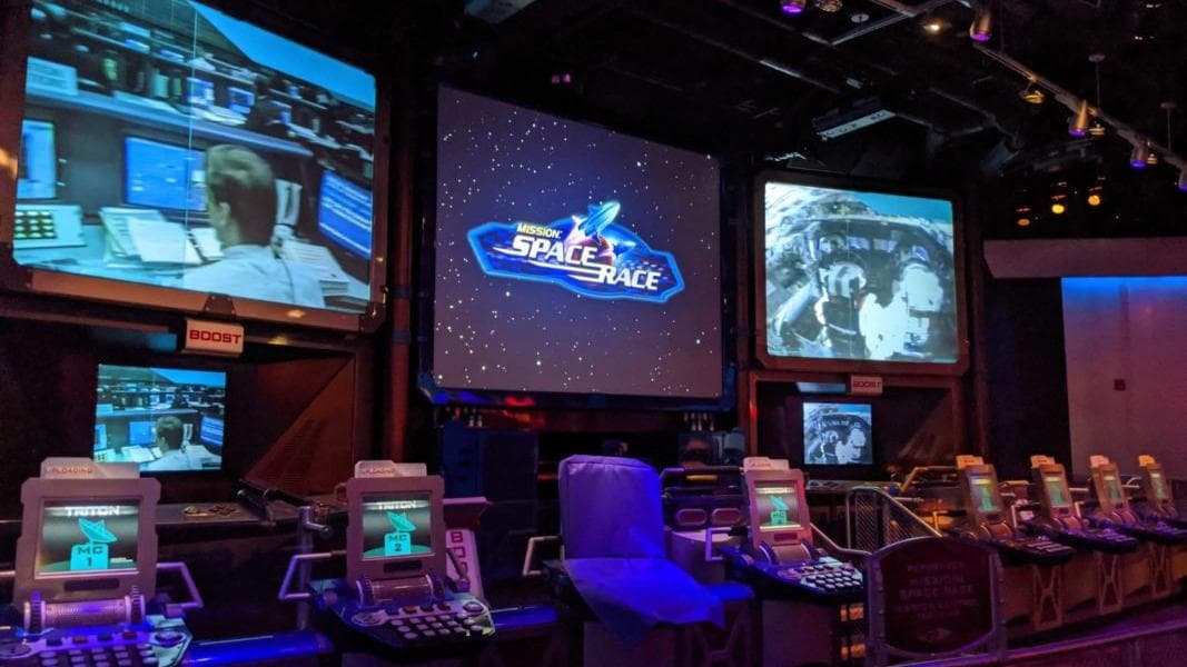 PHOTOS: Space Race Kiosks Uncovered at Mission: SPACE Advanced Training Labs in EPCOT