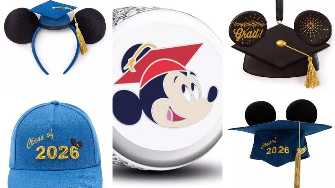 Graduation 2026 Disney Ears and More Available Online at Disney Store