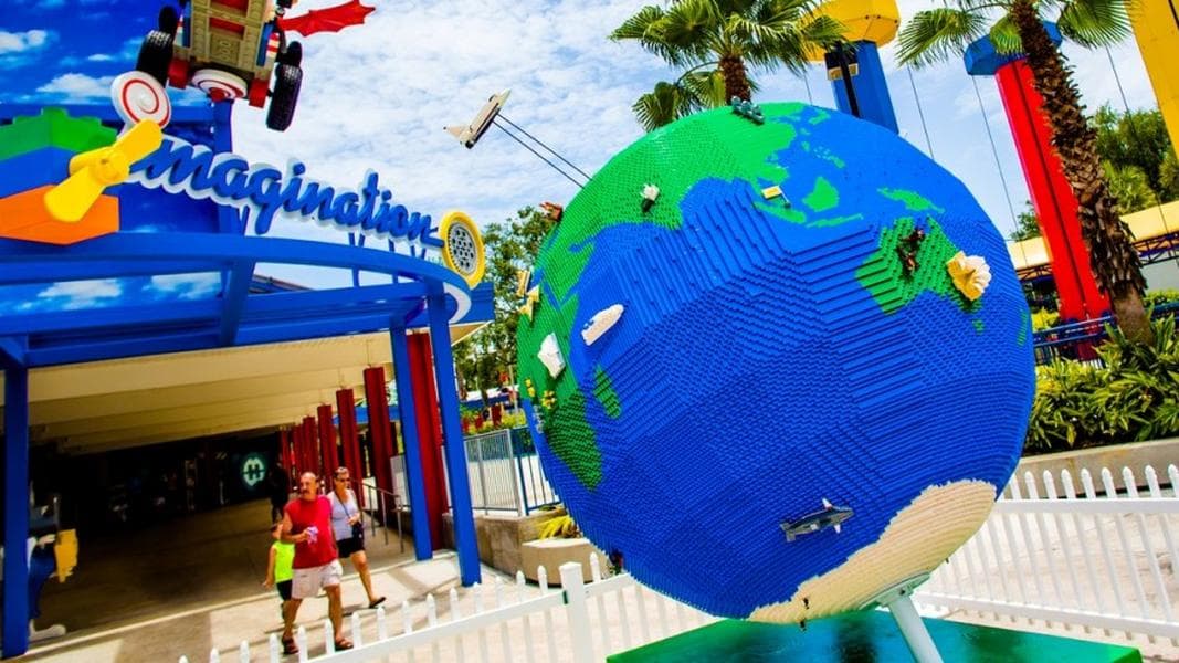 Legoland Florida unveils large Lego Globe and new interactive area
