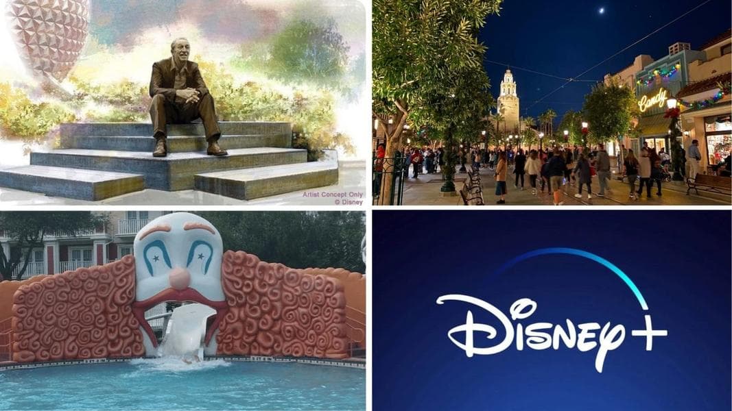 WDWNT Daily Recap (12/5/20): All Downtown Disney Restaurants to Close Under New Stay-at-Home Order, New Look Coming for Clown Water Slide at Disney’s BoardWalk, “Dreamer’s Point” Walt Disney Statue Coming to EPCOT, and More