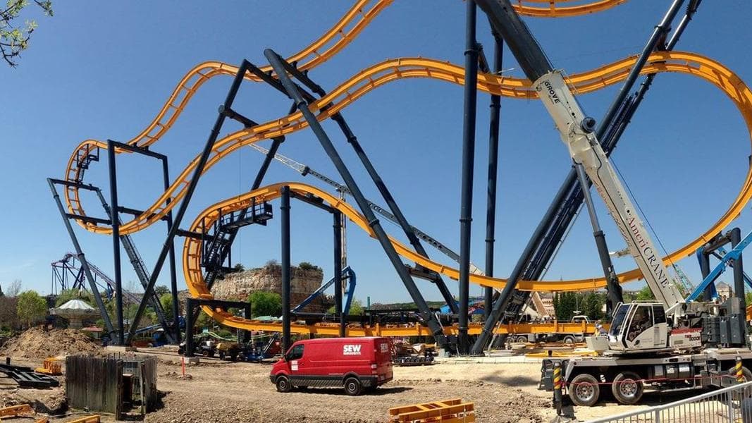 Batman Completed at Six Flags Fiesta Texas