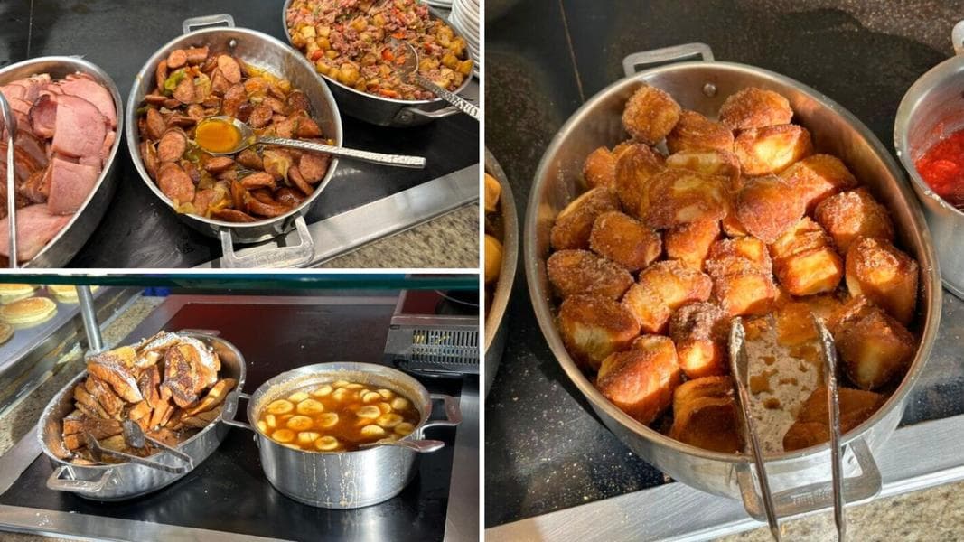 REVIEW: Chef Mickey’s Updated Breakfast Buffet Menu With Croissant Beignets, Andouille Sausage, and Plant-Based Hash