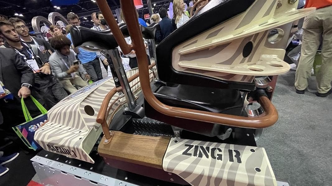 Worlds of Fun unveils coaster vehicle for Zambezi Zinger at IAAPA Expo￼