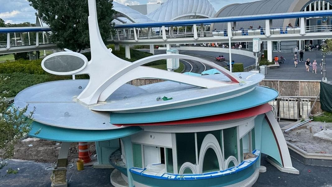 Modernized Replacement Installed After Classic Tomorrowland Cool Ship Demolished