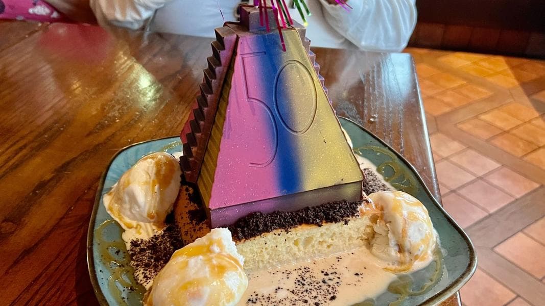 REVIEW: Chocolate Fiesta Pyramid MEGA-DESSERT is Walt Disney World’s Most Amazing 50th Anniversary Food Offering