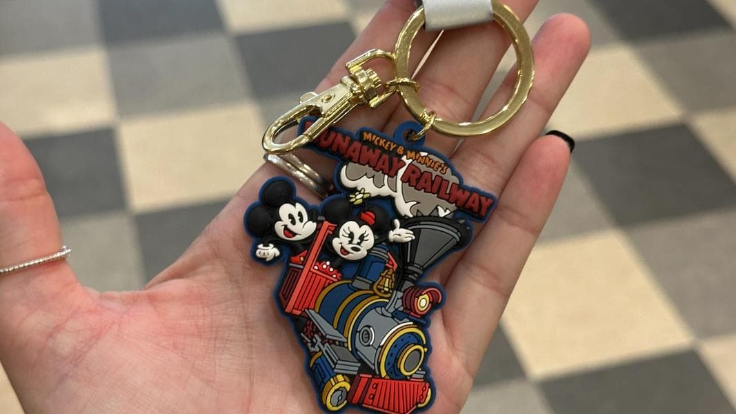 Mickey & Minnie’s Runaway Railway Keychain Available at Disney World