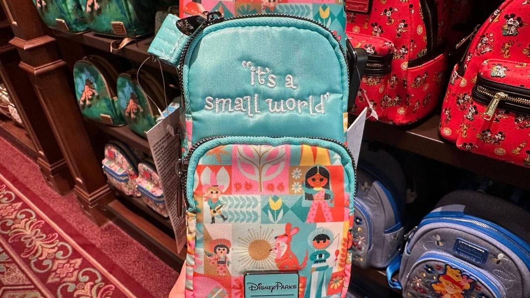 New “it’s a small world” Lug Water Bottle Bag at Disney World
