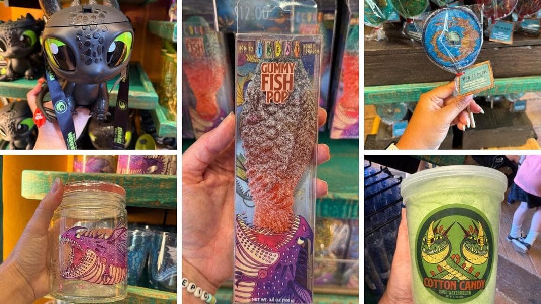 Full List of Merchandise (with Prices) at How to Treat Your Dragon in How to Train Your Dragon – Isle of Berk at Epic Universe