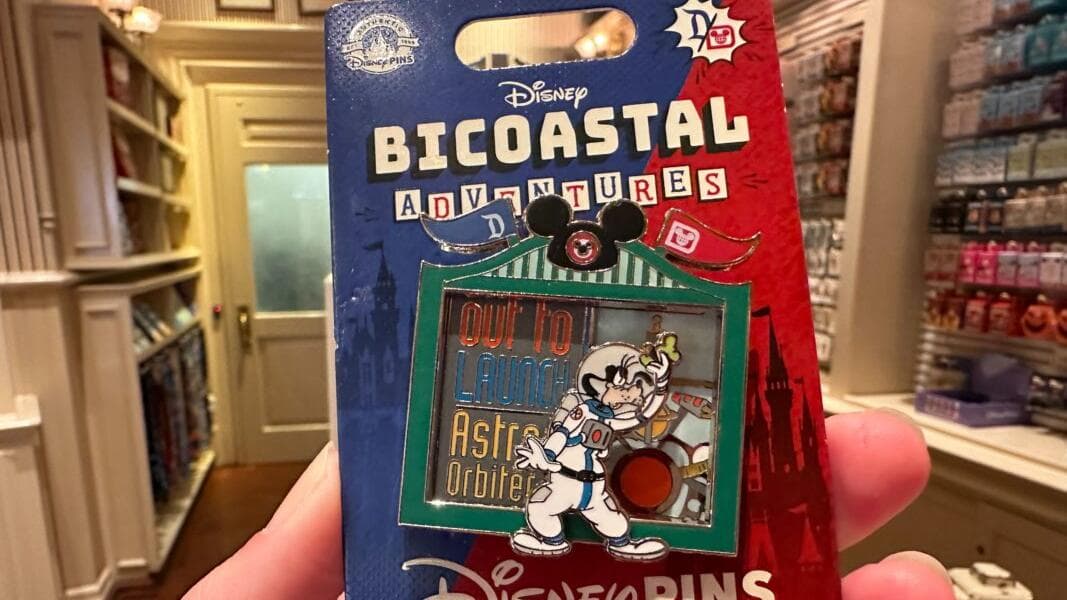 New Astro Orbitor Bicoastal Adventures Pin