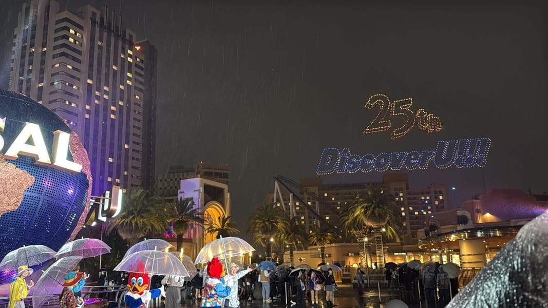 Universal Studios Japan Takes to the Sky With Drone Spectacular for 25th Anniversary