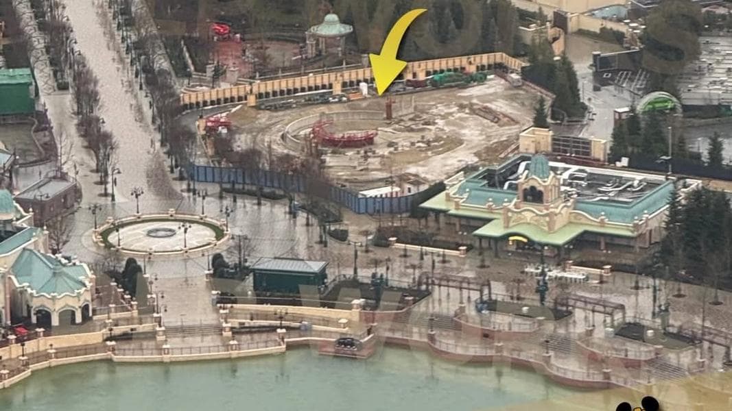 Up Attraction Takes Shape, Attraction Footprint Visible