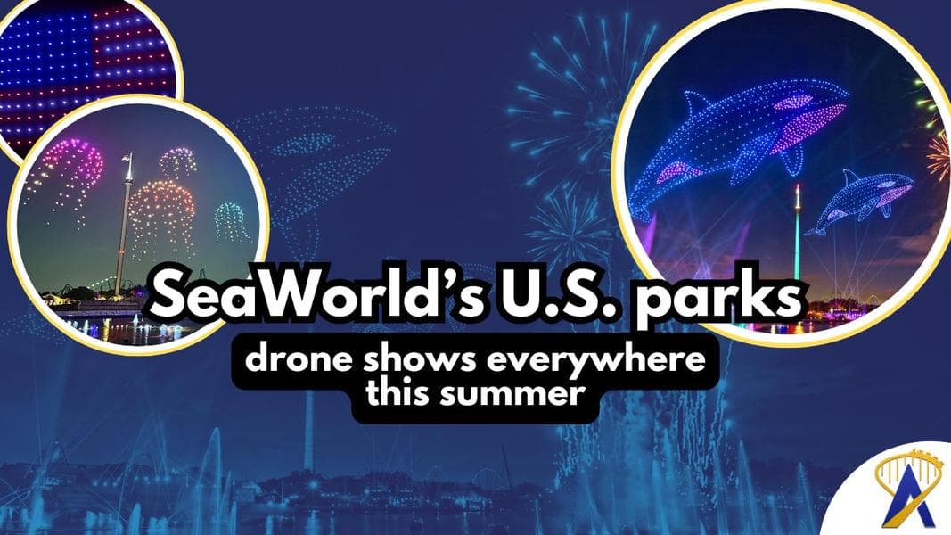 SeaWorld’s drone shows are expanding to every U.S. park for summer 2026