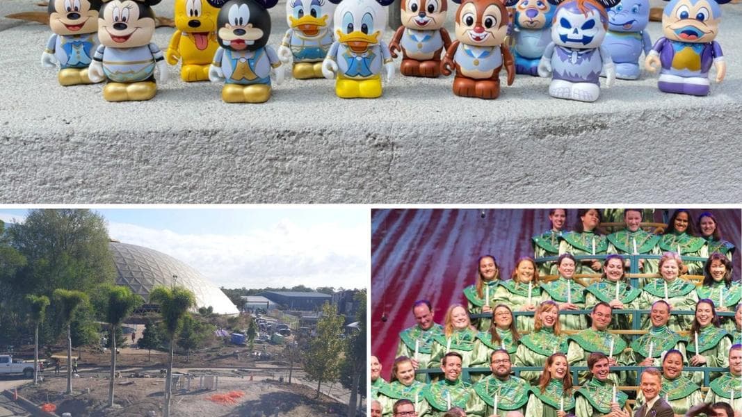 WDWNT Daily Recap (10/15/21):  ‘Candlelight Processional’ Celebrity Narrators Announced, Vinylmation is Back, No Progress on PLAY! Pavilion at EPCOT, and More