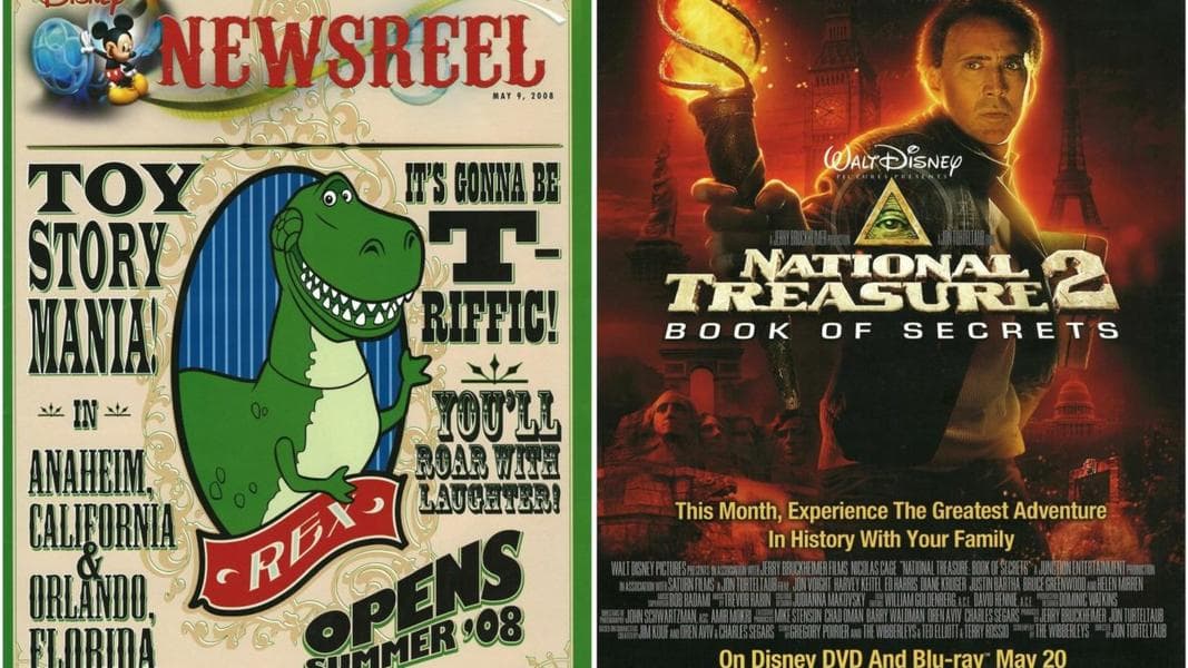 Step Right Up and Preview Toy Story Mania! With This May 2008 Issue of Disney Newsreel