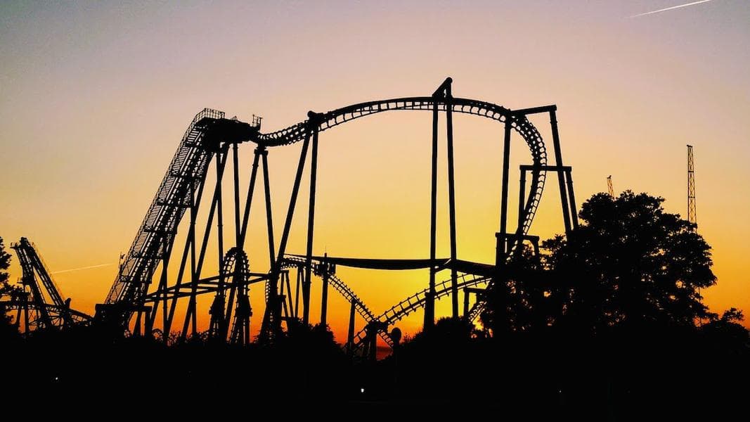 Nighthawk (‘Borg Assimilator’) roller coaster closing at Carowinds