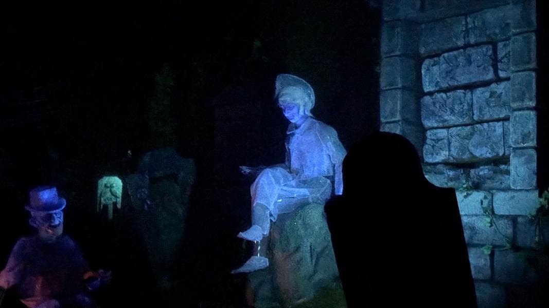 Sea Captain Returns With Different Look to Haunted Mansion Graveyard Scene at Magic Kingdom