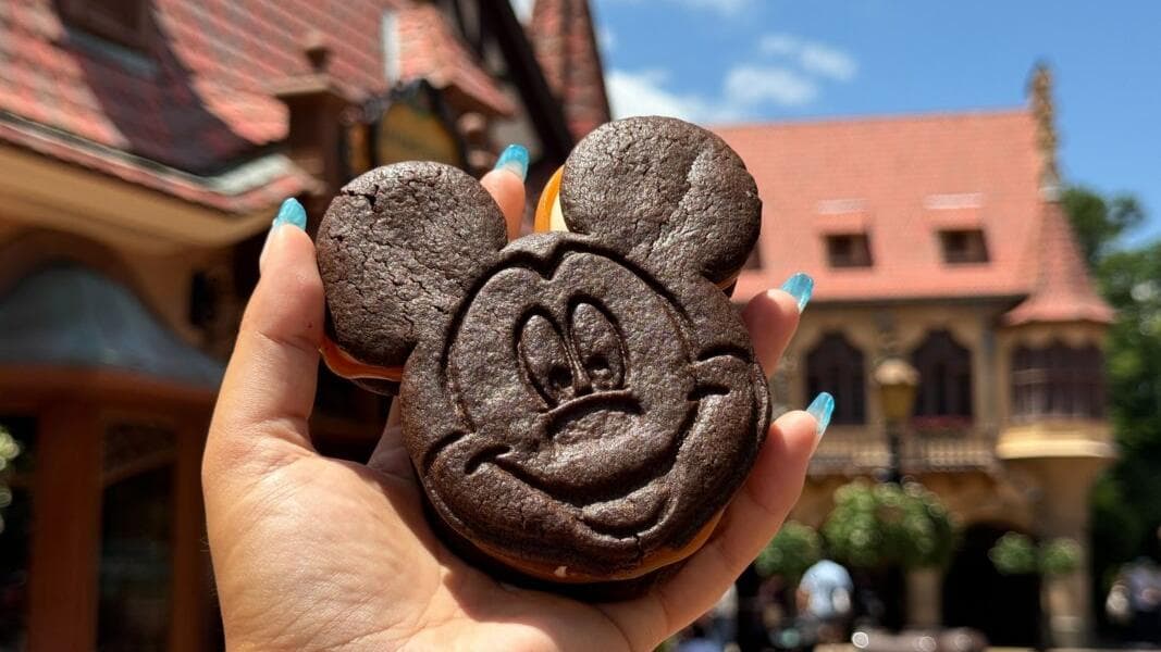New Mickey Caramel Cookie Sandwich at EPCOT is a Sweet Mess