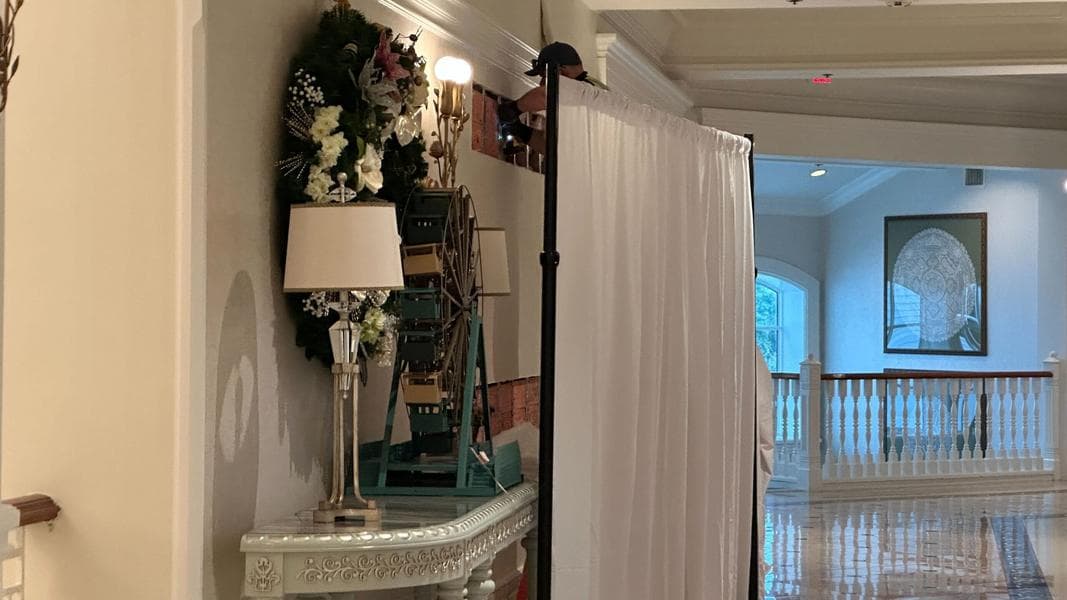 Crews Working on Walls Throughout Disney’s Grand Floridian Resort Lobby