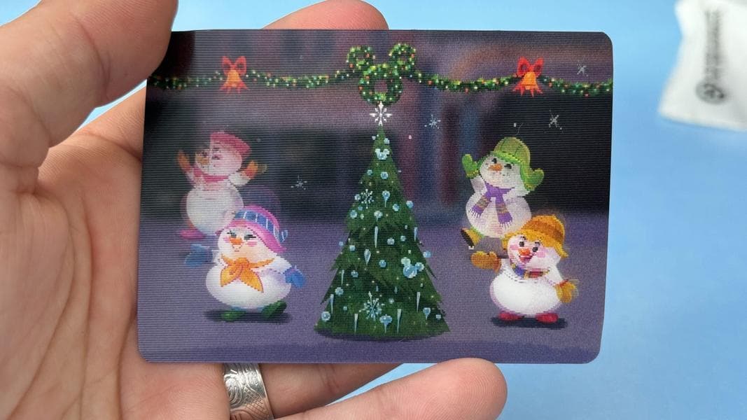 Second Magic Key-Exclusive A Christmas Fantasy Parade Collectible Card Now Available at Disneyland