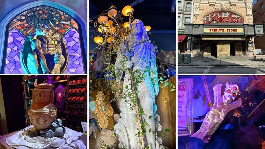 Tour Halloween Horror Nights 2025 Tribute Store with Poseidon’s Fury, Past HHN References