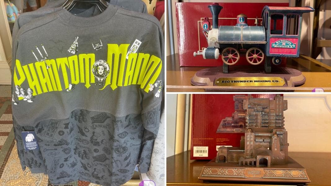 New Exclusive Phantom Manor, Tower of Terror, and Other Attraction Merchandise Arrives at Disneyland Paris