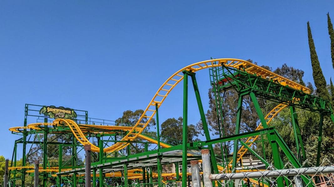 Sidewinder Safari Construction Tour at Six Flags Discovery Kingdom