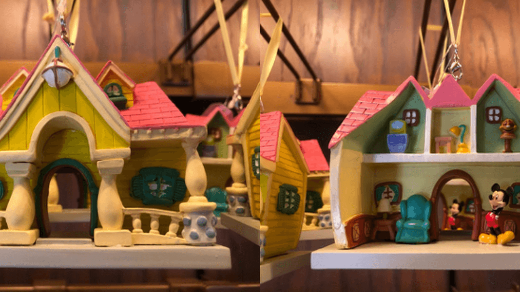PHOTOS: Mickey and Minnie’s Houses From Mickey’s Toontown Featured in New Reversible Ornaments at Disneyland
