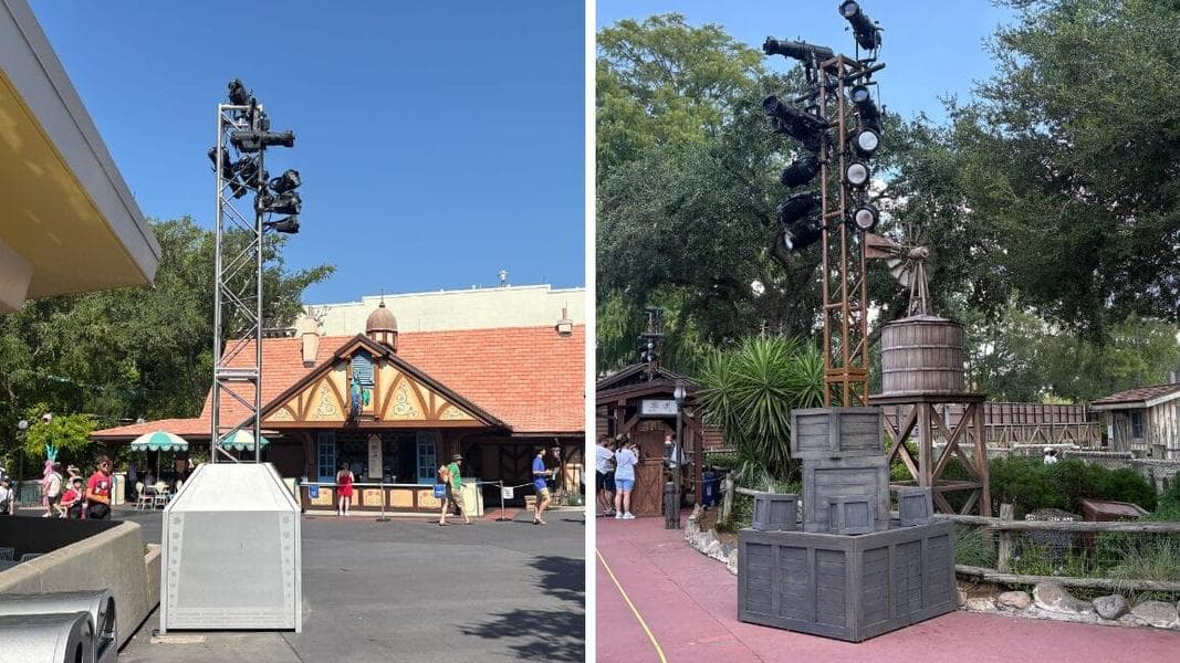 New Trusses and Lights Added to Magic Kingdom Ahead of Mickey’s Not-So-Scary Halloween Party
