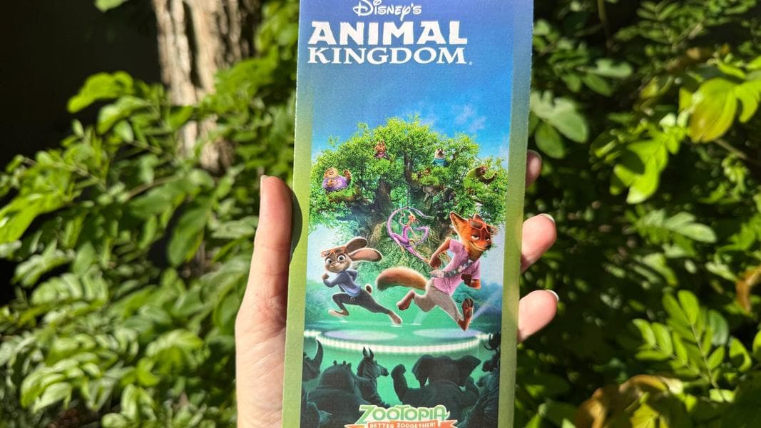 New Disney’s Animal Kingdom Guidemap Featuring Zootopia: Better Zoogether