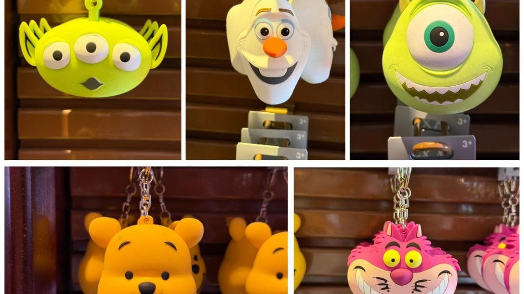 Pooh, Mike Wazowski, Olaf and More Character Keychains Arrive at Disneyland Resort