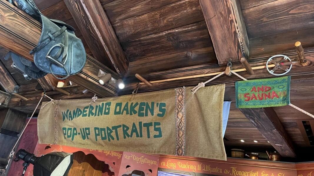 PHOTOS: New Wandering Oaken’s Pop-Up Portraits Photo Location at Norway Pavilion in EPCOT