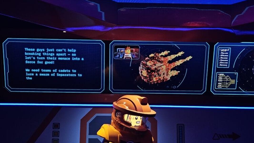 Behind the Bricks of Galacticoaster at LEGOLAND