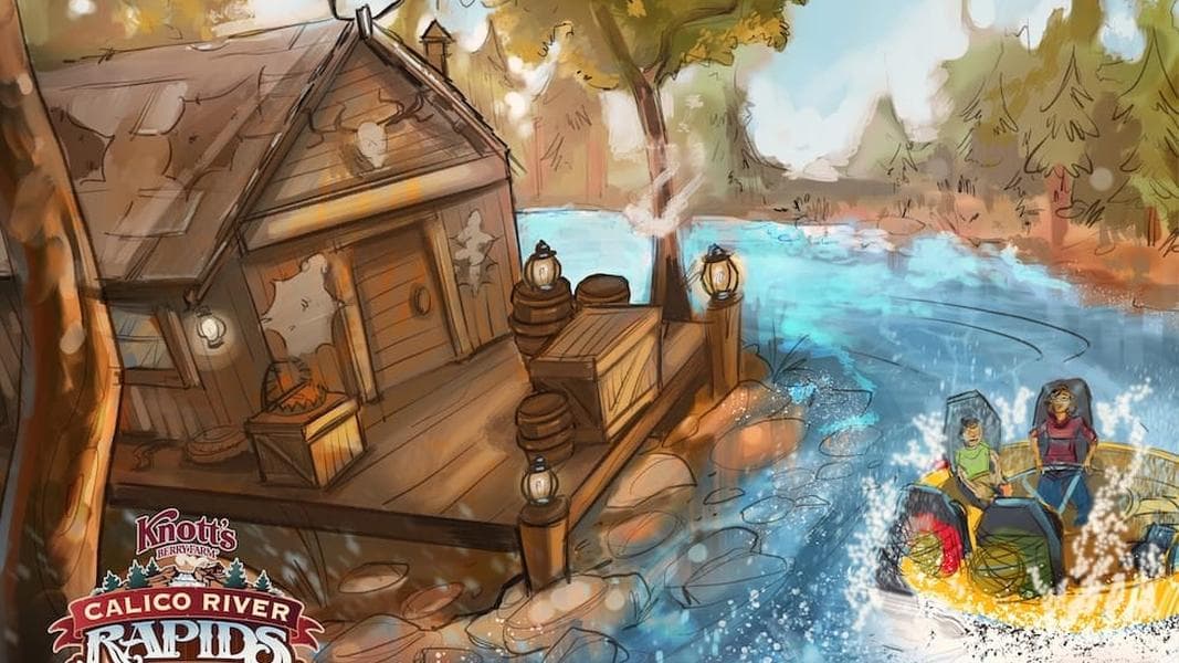 Knott’s Berry Farm announces Calico River Rapids ride, re-theming Bigfoot Rapids