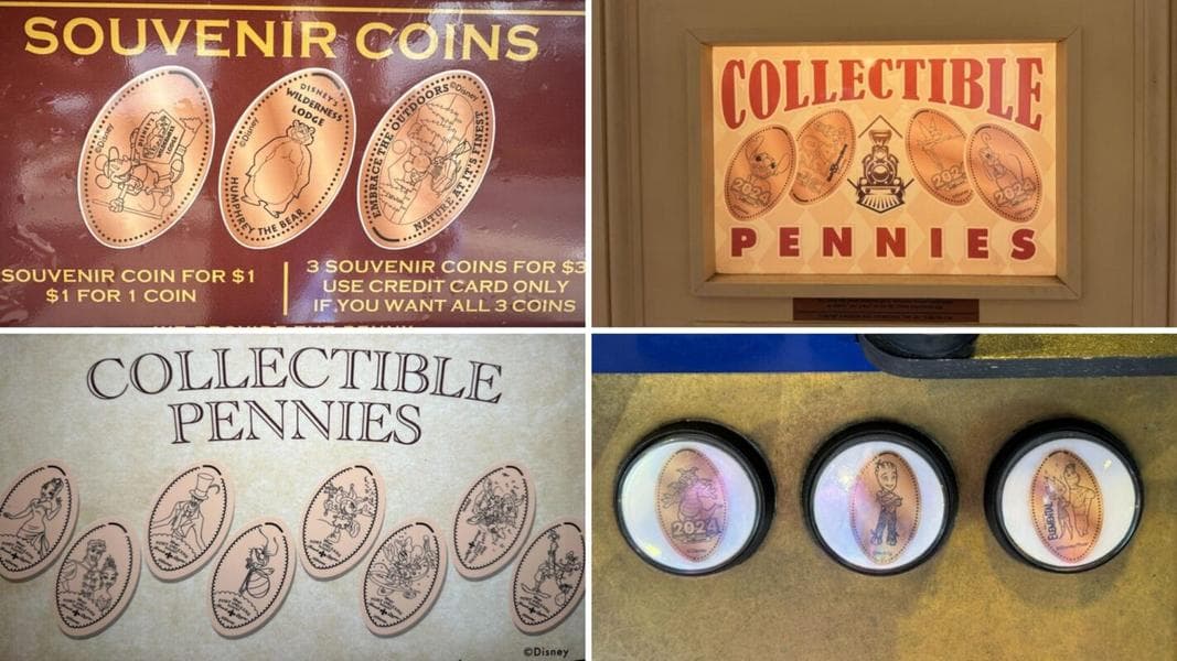 Full List (With Locations) of New Pressed Pennies Replacing Disney100 Designs at Walt Disney World