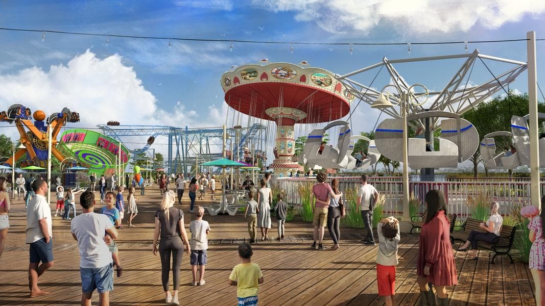Six Flags Great Adventure adding Shoreline Pier area with four new rides