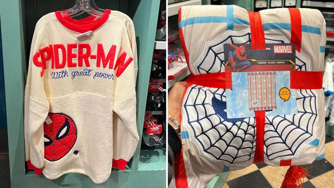 New Spider-Man Spirit Jersey and Throw Blanket at Disneyland Resort