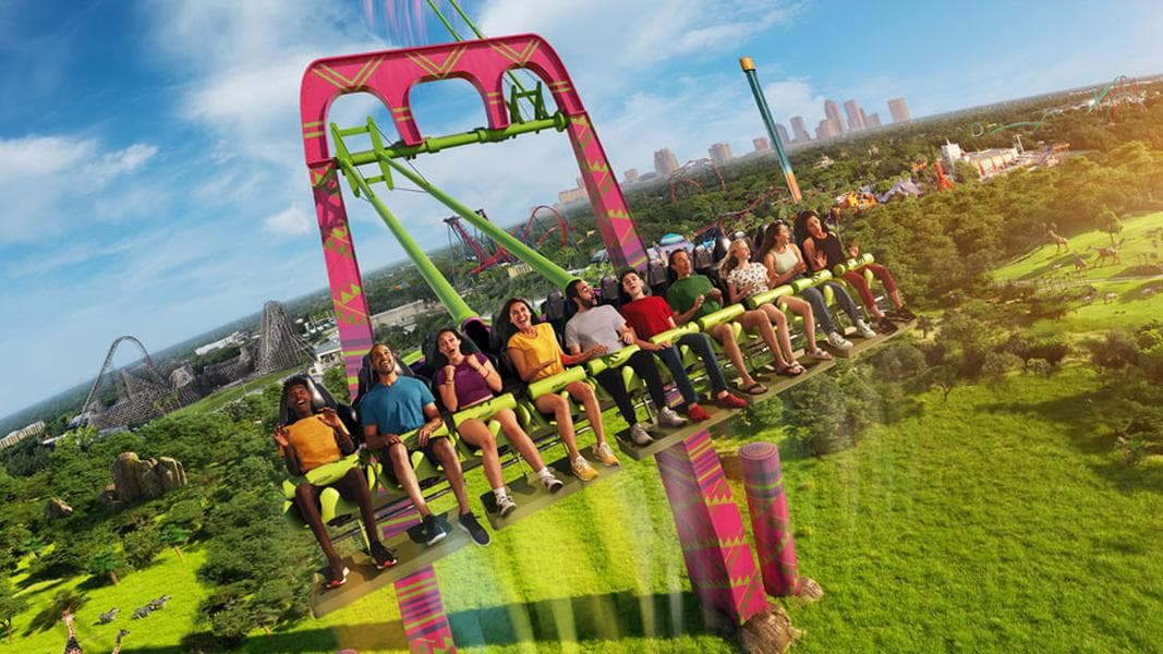 Busch Garden Tampa Bay’s Serengeti Flyer opens Feb. 27