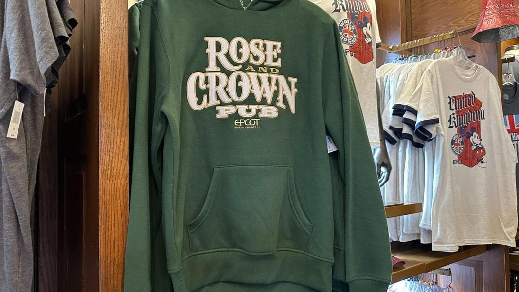 New Rose & Crown Pub Hoodie & T-Shirt at EPCOT