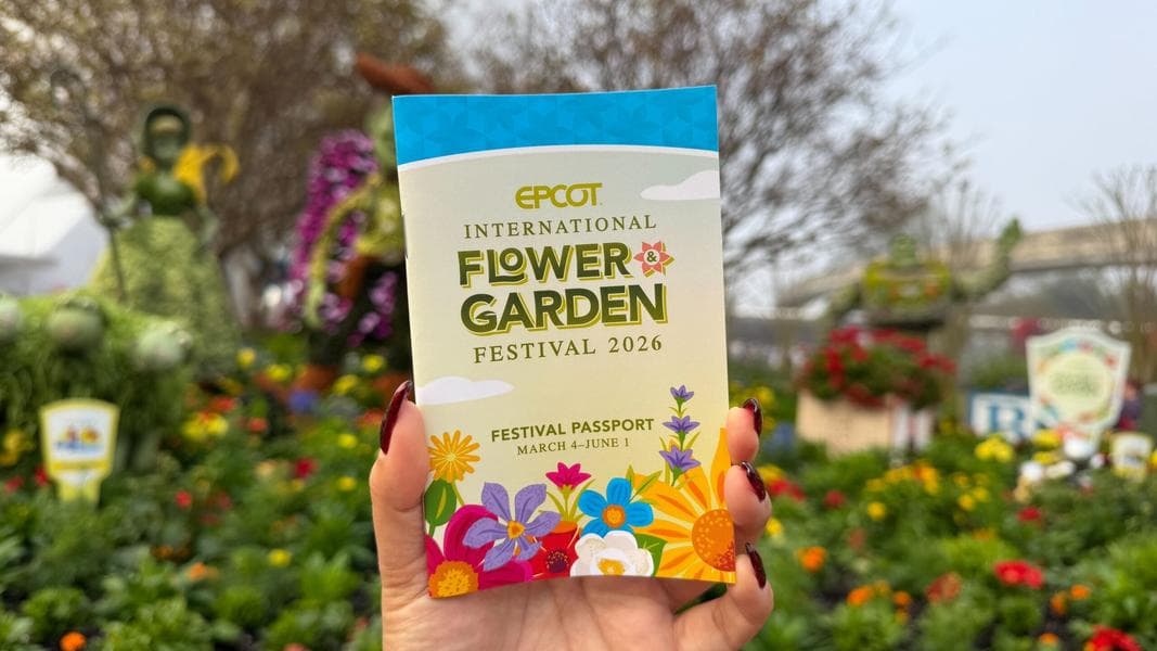 First Look at 2026 EPCOT Flower & Garden Festival Passport